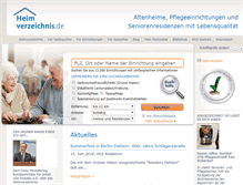Tablet Screenshot of heimverzeichnis.de